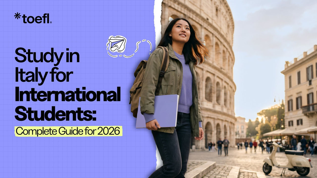Guía de estudio en Italia del TOEFL